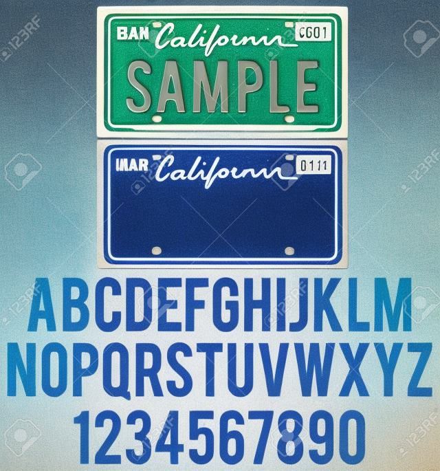 License Plate California