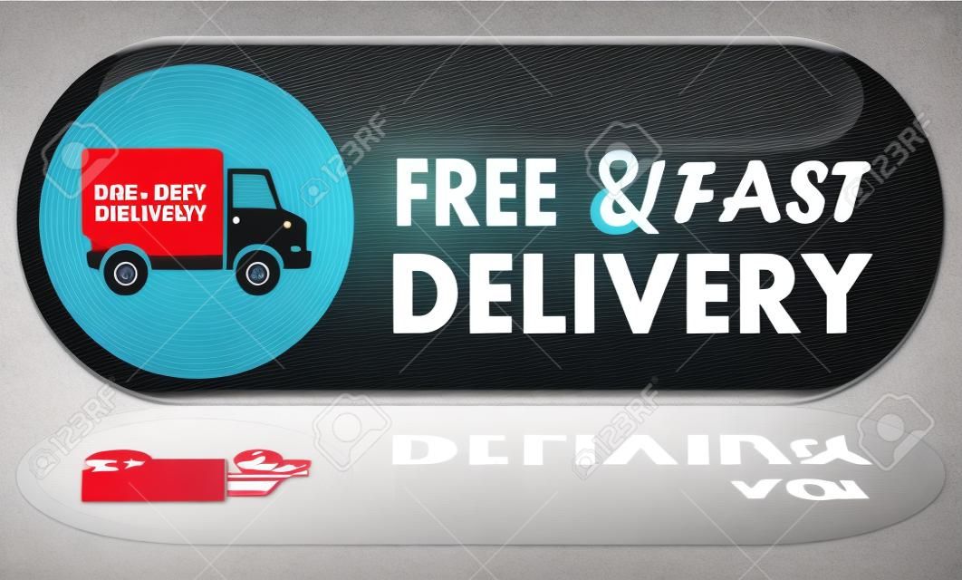 Free and fast delivery banner