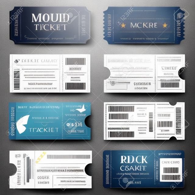 Ticket-Vorlage Designs