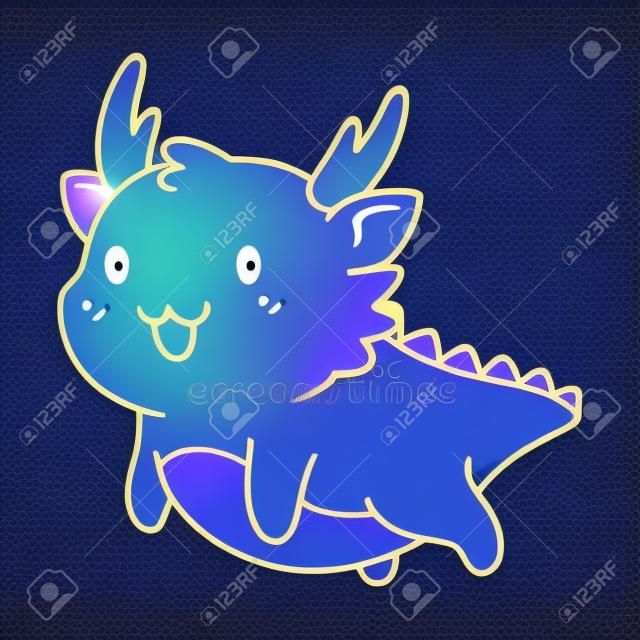 Cute Dragon zodiac vector cartoon