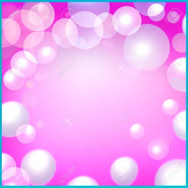 ピンクの泡の背景。透明度、グラデーション、グラデーション メッシュを使用されます。、クリッピング マスクの泡が耕作してないです。EPS10。