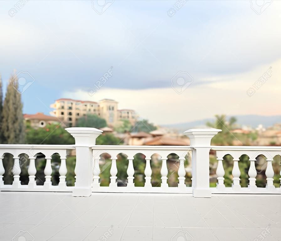 Balcony And Terrace Of The Blur Exterior Background