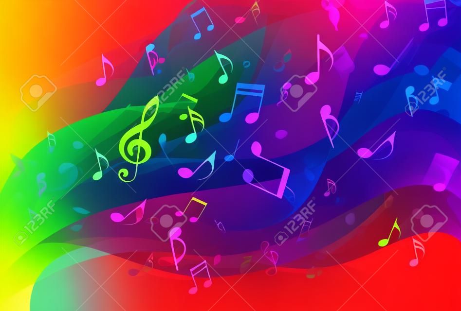 다채로운 음악 배경