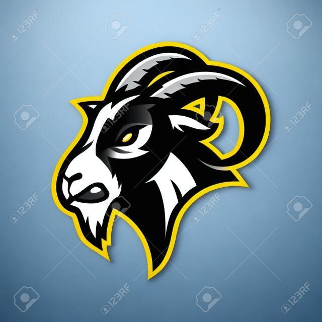 angry goat logo design