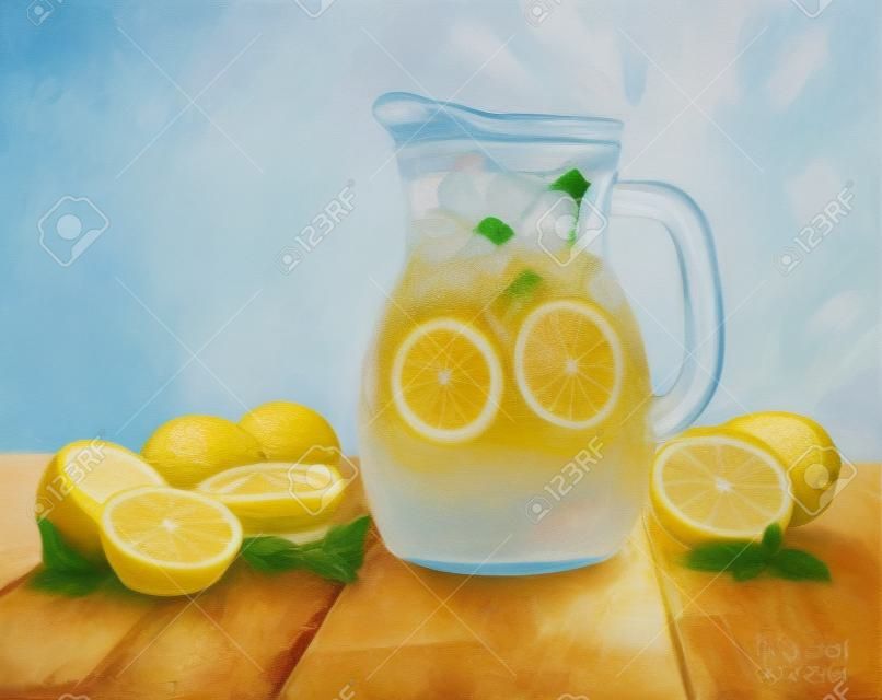 Limonada en la jarra