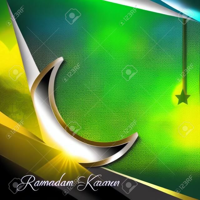 Ramadan Kareem background design for greeting