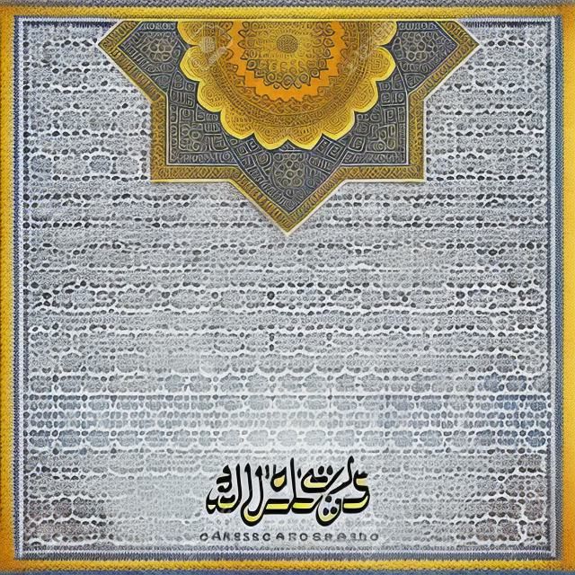 Saluto di Ramadan Kareem con ornamento marocchino motivo floreale e geometrico arabo per sfondo banner islamico