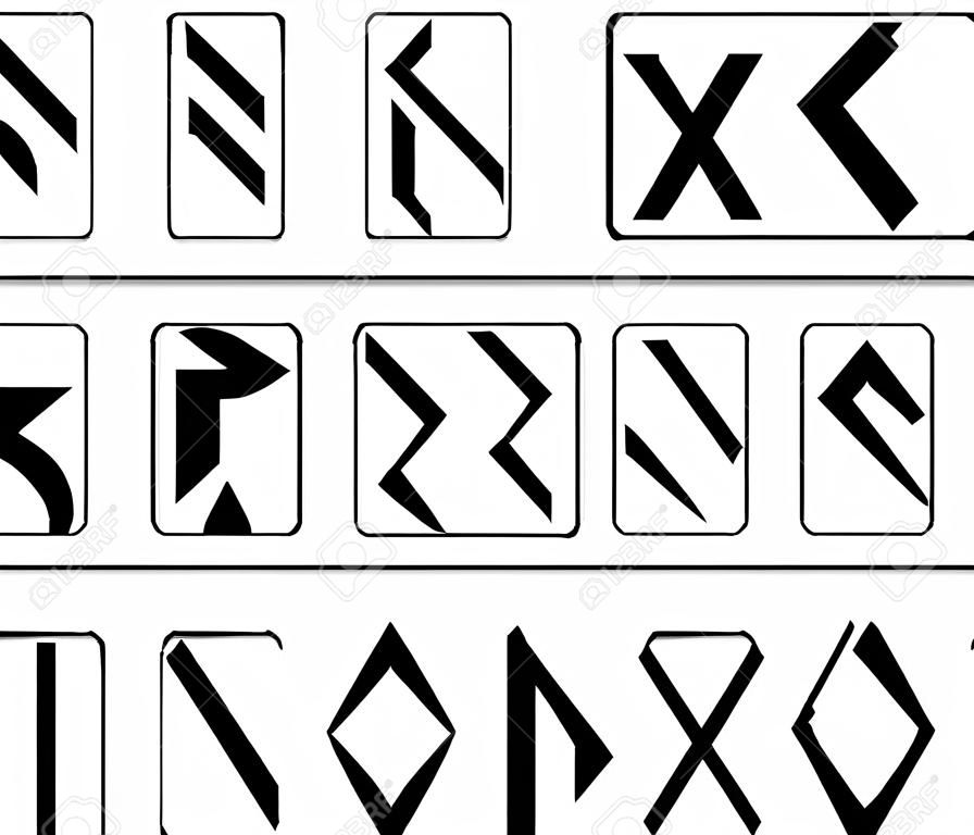 Conjunto de signos runas