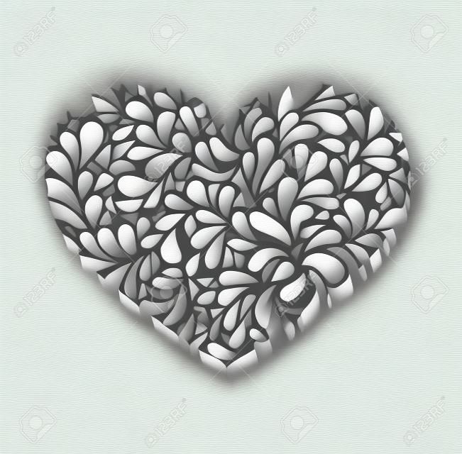 illustration of paper heart
