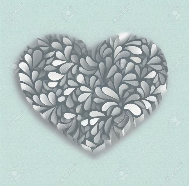 illustration of paper heart