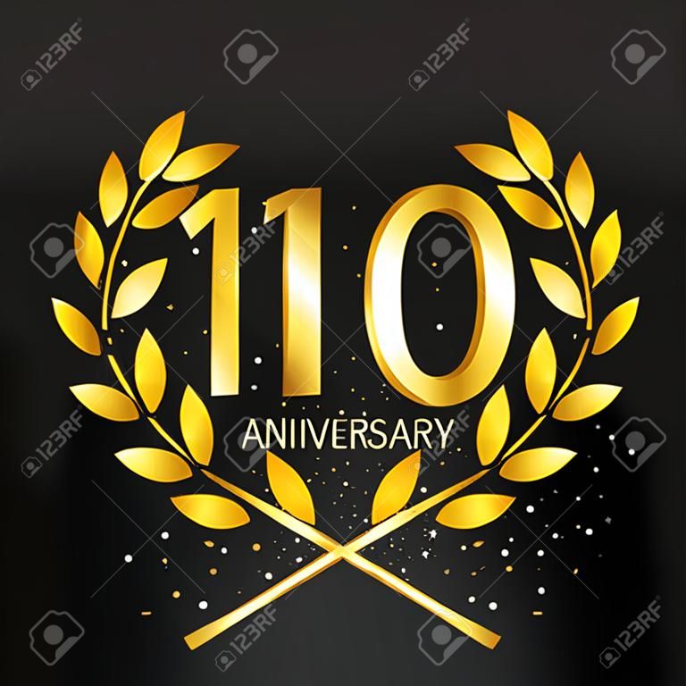 Ilustración de Vector de plantilla Logo 10 años aniversario