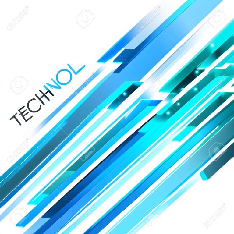Vector illustration Abstract technology lines vector background.