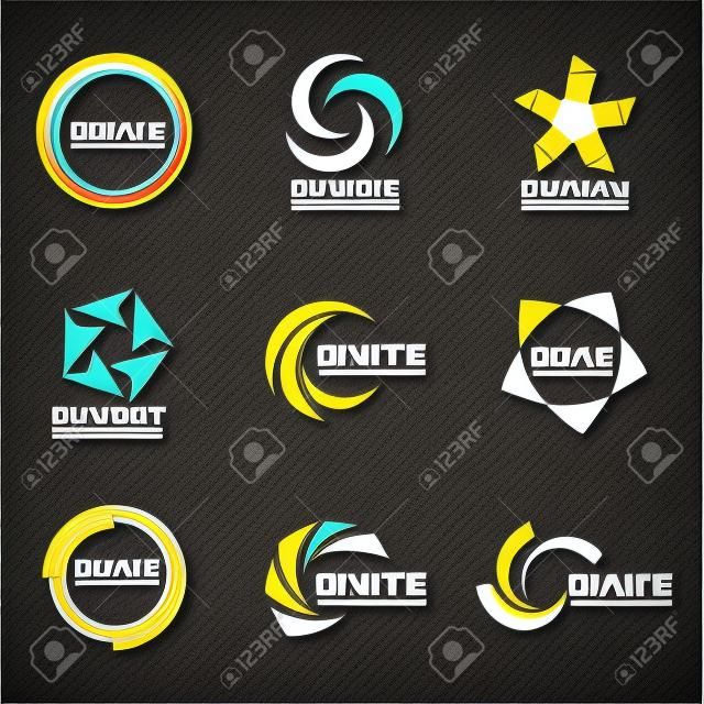 Circle logo , vector art design for business
