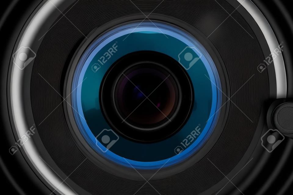 Vidéo objectif de la caméra