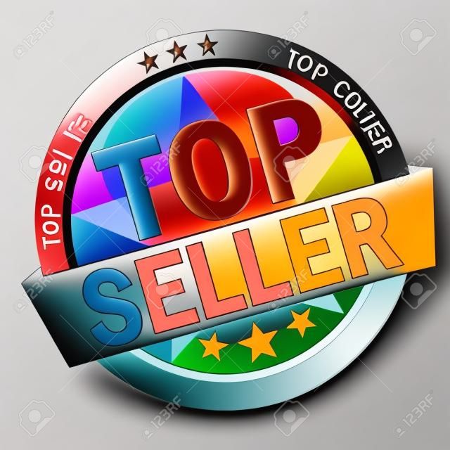 vector of colored isolated button TOP SELLER