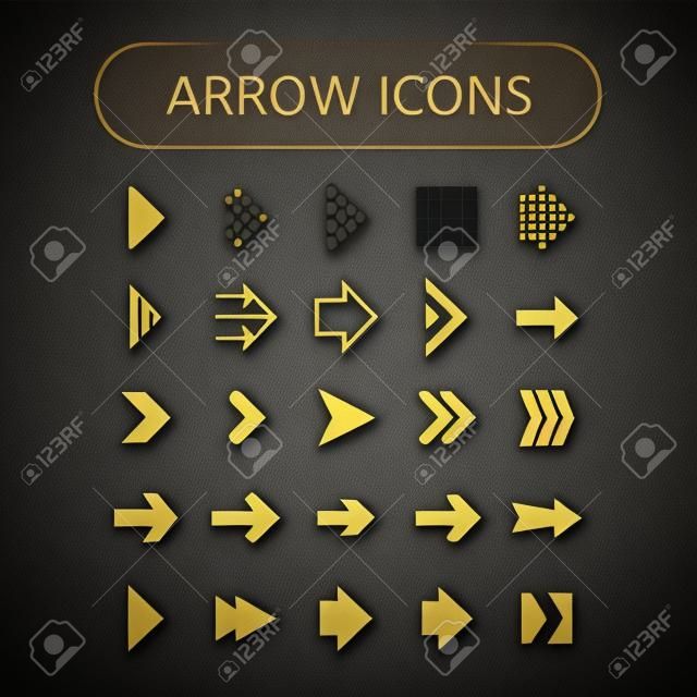 freccia icon set