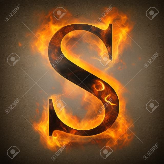 Огонь письмо S