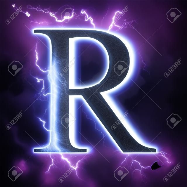 번개 편지 R