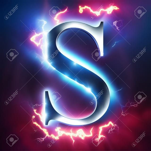 Lightning letter S