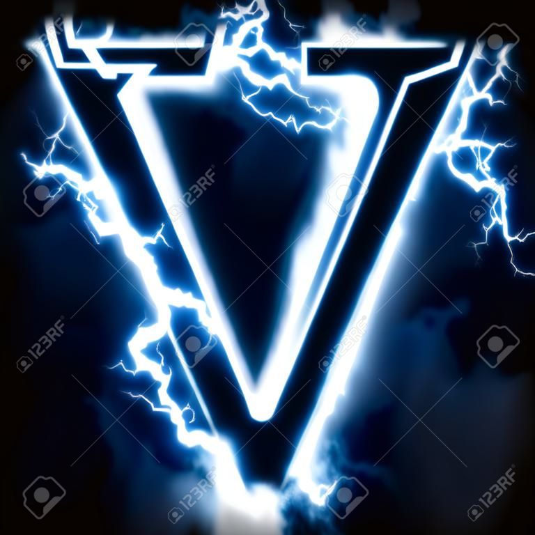 Lightning V betű