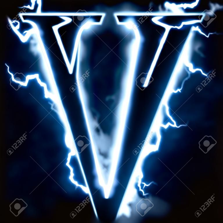 Lightning V betű