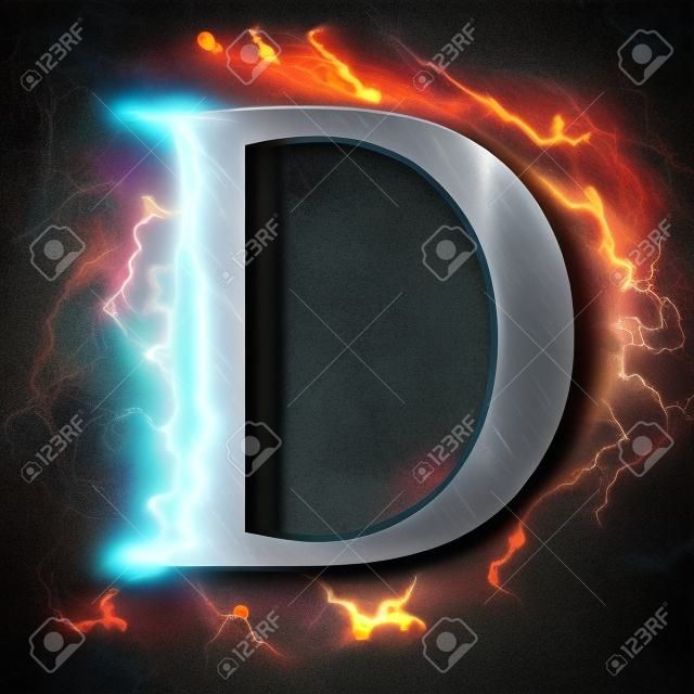 Lightning D betű
