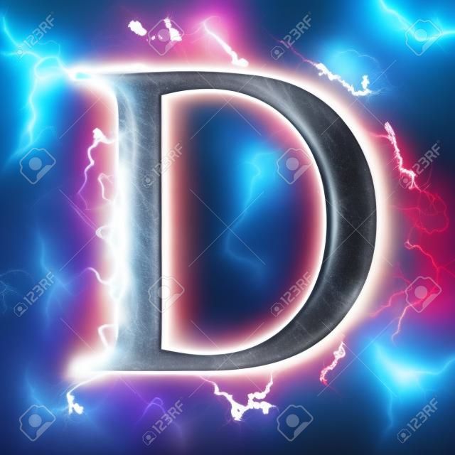 Lightning D betű