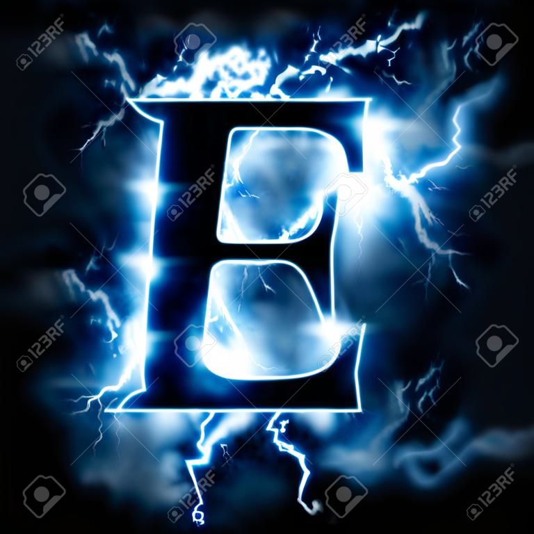 閃電字母E