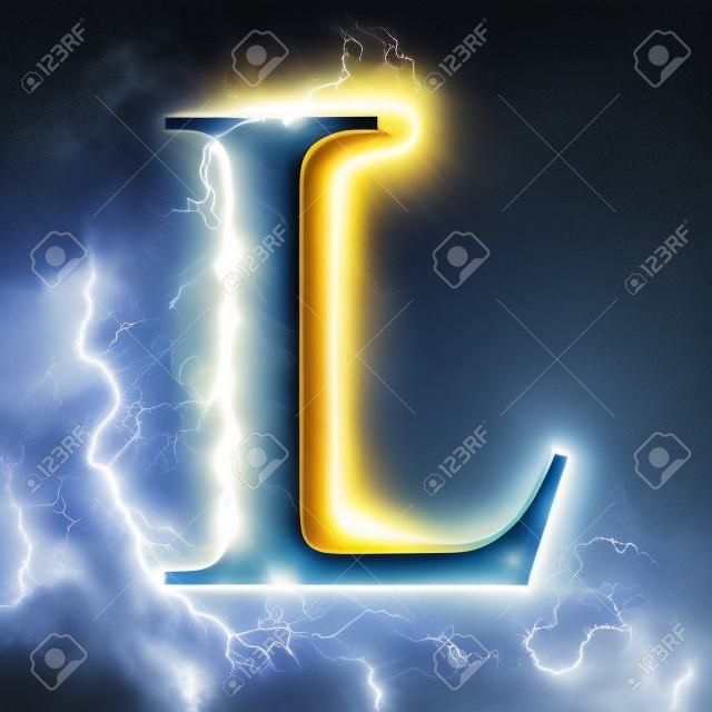 Blitz Buchstaben L