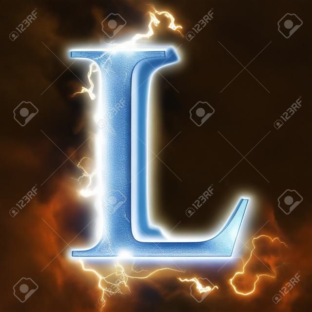 閃電字母L