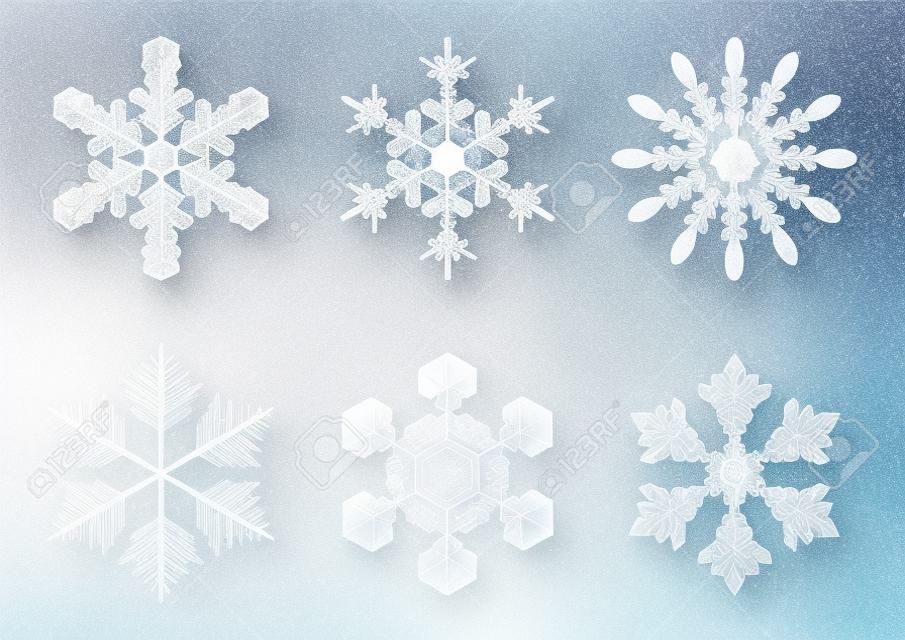 Snowy Kristall Hintergrund Illustration