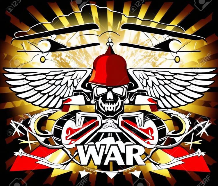 The vector image of  World war emblem