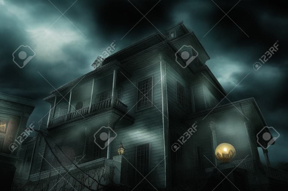 Delighted house, mansion of the terror, nightmare