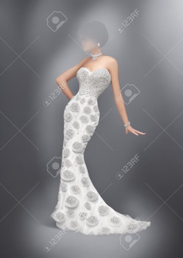 алмаз свадебное платье