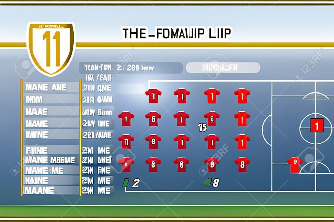 Football Lineup Eleven