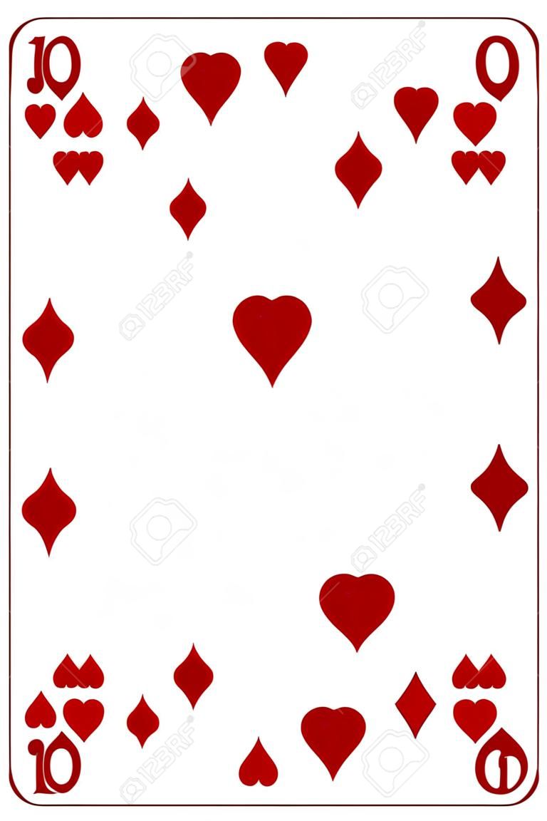 撲克紙牌9心臟