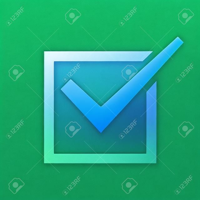 Check mark symbol, check box icon