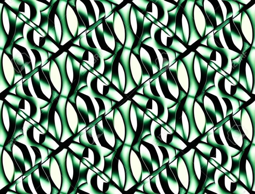 Stylized pattern of a leaf of monstera, seamless background for printing. Rhombus shape geometric texture. Vector Wallpaper