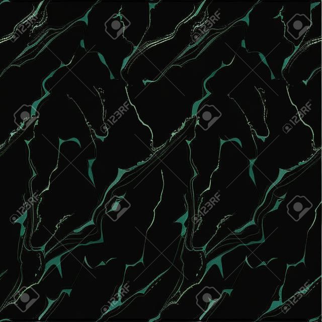 Dark marbling texture. creative seamless background. Abstract black stone cover art. Modern ink marble tile. Vector cartoon style illustration