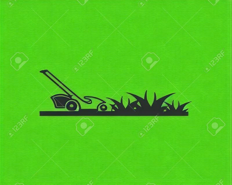 Szablon projektu logo pielęgnacji trawnika