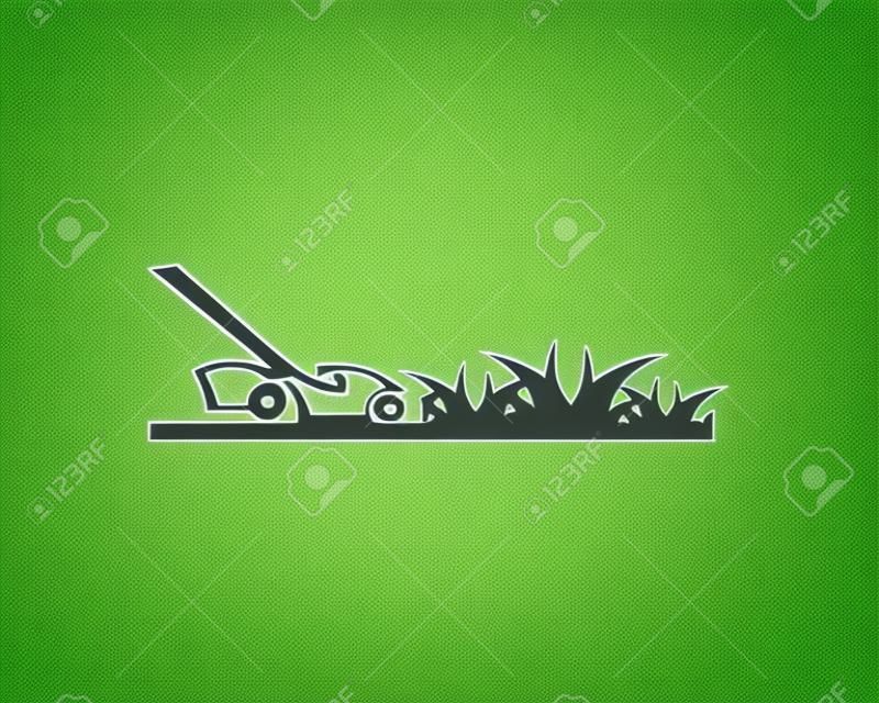 Logo-Designvorlage für Rasenpflege