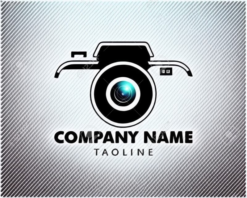 Plantilla de vector de icono de logotipo de fotografía de cámara