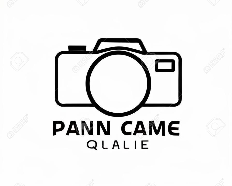 Modelo de vetor de ícone de logotipo de fotografia de câmera