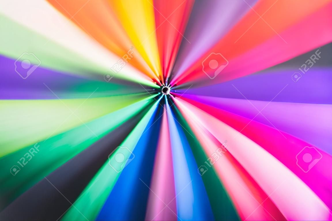 fondo de desenfoque de movimiento de paraguas de colores