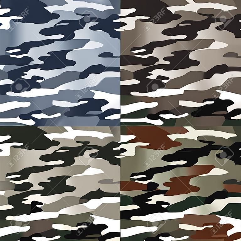 naadloos camouflagepatroon