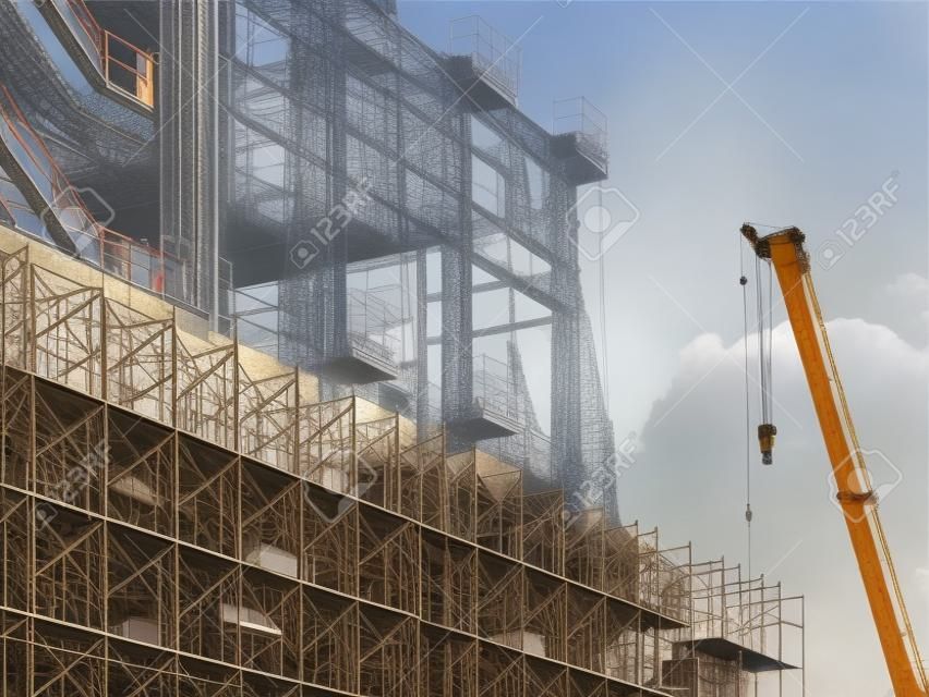 costruzione in acciaio cantiere di costruzione