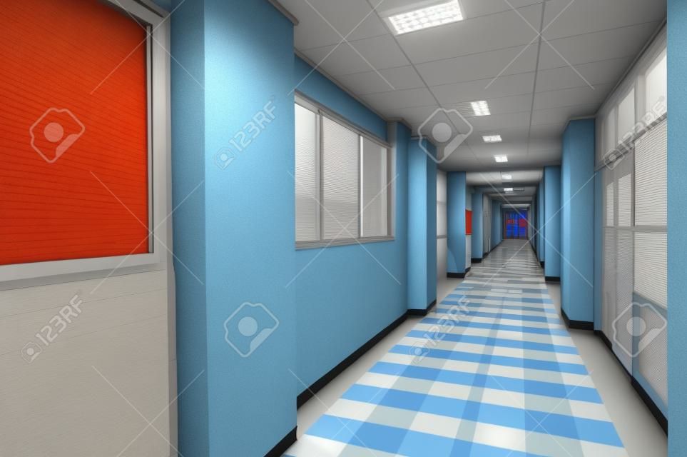 Corridor of school