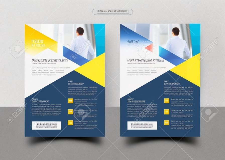 Professional business flyer design template