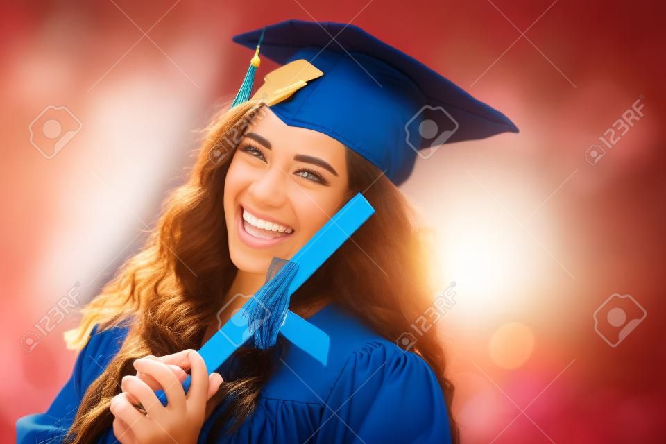 Heb vertrouwen in hoe ver je kunt gaan. portret van een jonge vrouw met haar diploma op diploma-uitreikingsdag.