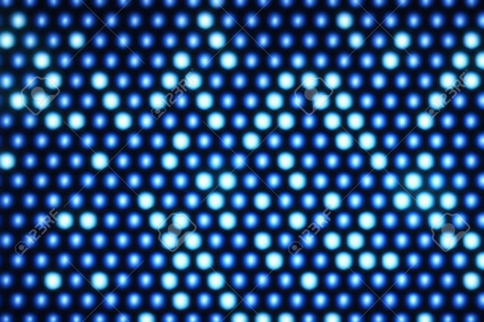 抽象发光的蓝色六角背景。技术概念。 3D渲染